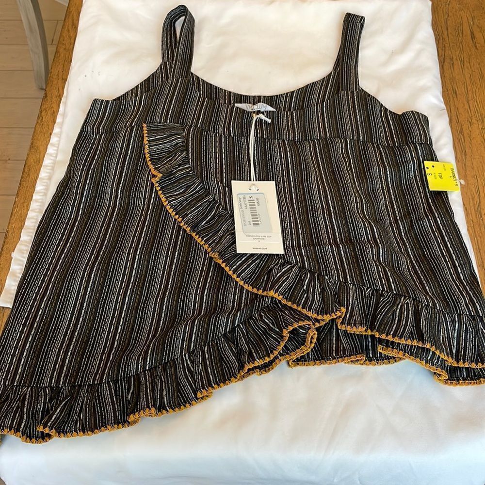 WHIM ASYMMETRICAL TANK TOP.  NEW WITH TAGS